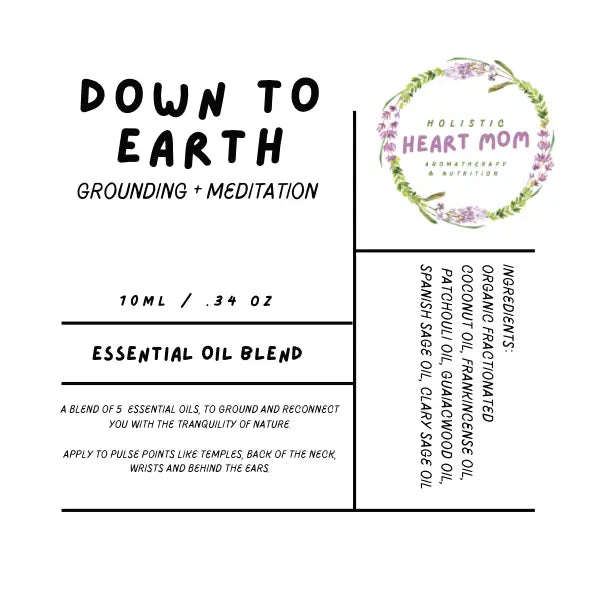 Essential Oil Blend For Grounding + Meditation