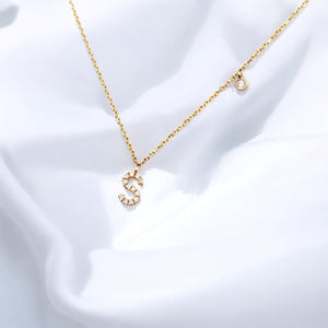 Diamond Initial “S” Necklace