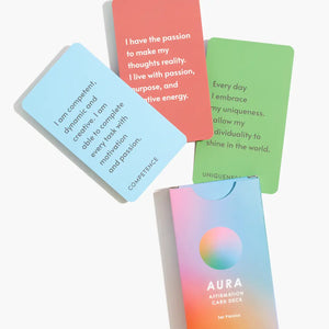 Aura Affirmation Card Deck English Edition