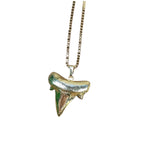 Full Gold Shark Tooth Necklace