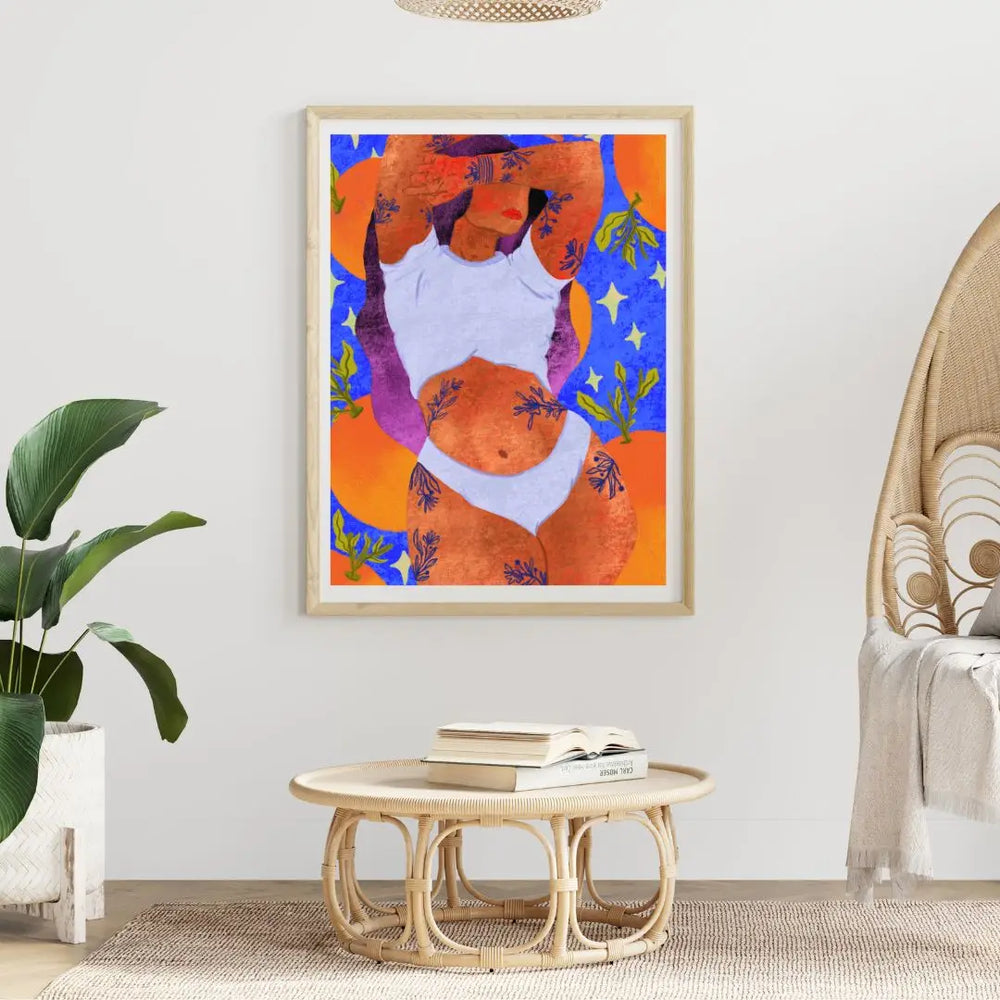 La Dolce Vita Original Illustration Art Print-A4