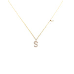 Diamond Initial “S” Necklace