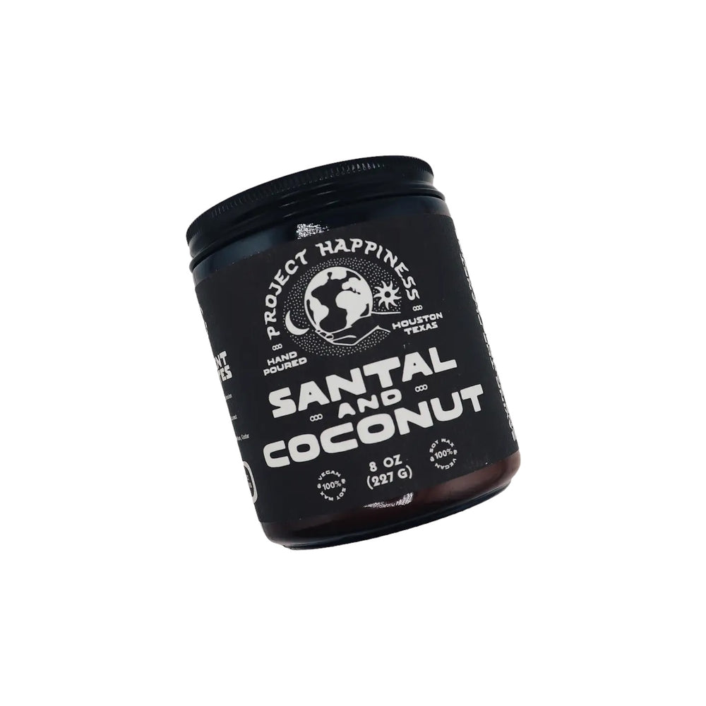 Santal and Coconut - 8 oz Soy Candle