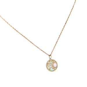 Sun, Moon and Stars Mother of Pearl Necklace