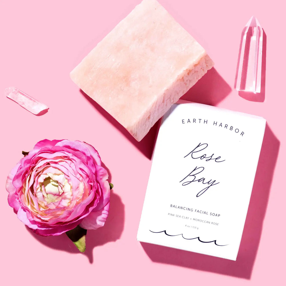 Facial Soap: Pink Sea Clay + Rose