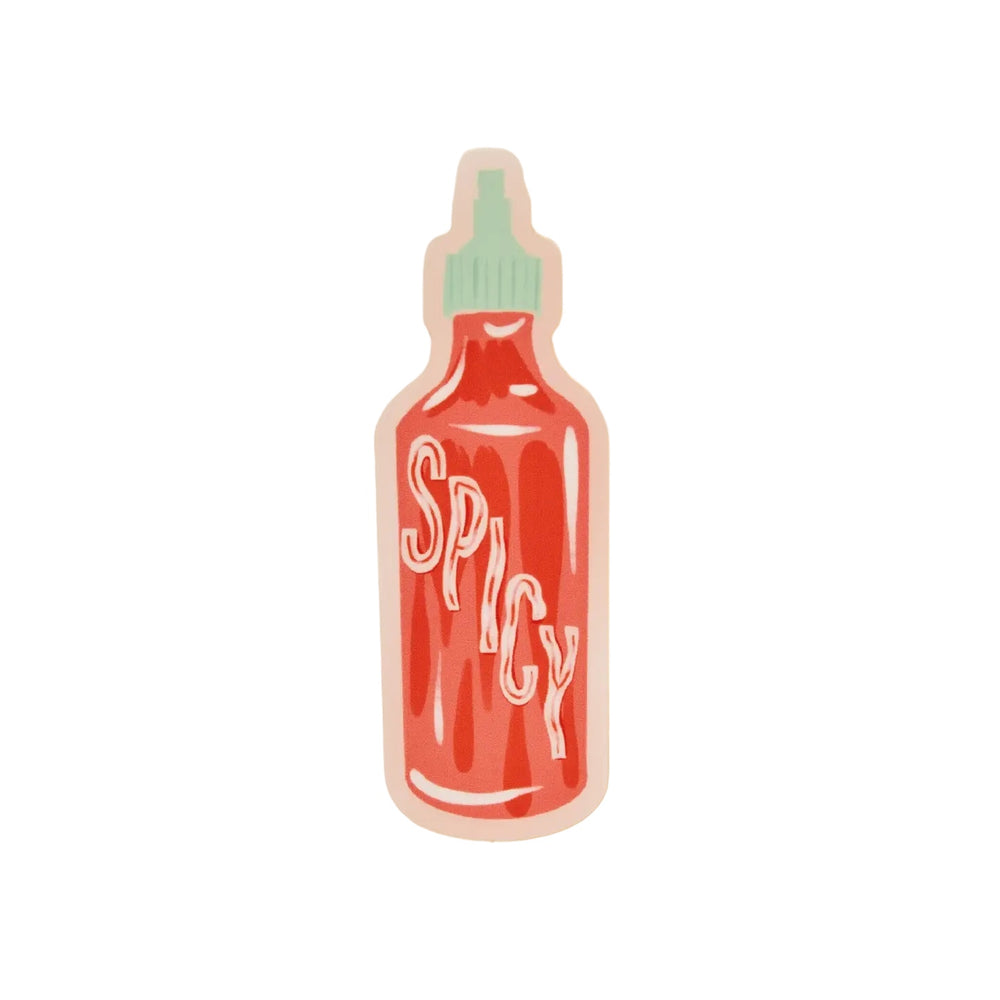 Spicy Hot Sauce Illustrated Sticker