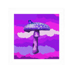 Mushroom Moonrise Art Print