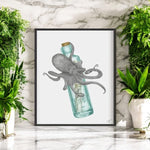 Pip Verdad Common Octopus Wall Art