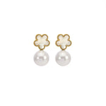 Clover Pearl Earrings