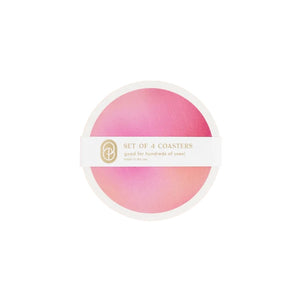 Pink Era Gradient Coasters - Set of Four