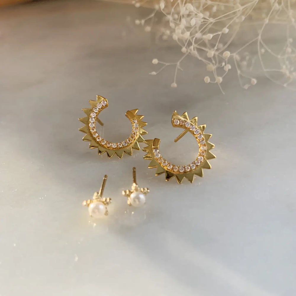 Cibrina Sunburst Studs