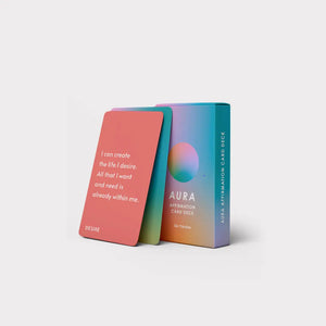 Aura Affirmation Card Deck English Edition